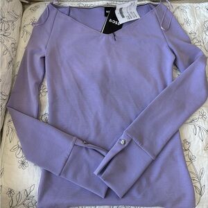 Hugo boss purple top